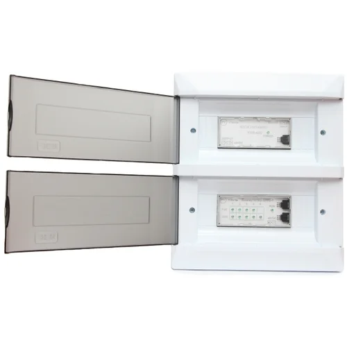 Неуправляемый коммутатор TFortis SWD-1 для подключения 4 камер с функцией перезагрузки и креплением на DIN-рейку