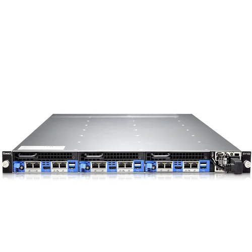 Серверная платформа 1U Barebone ,3*Nodes,6*HDD trays,Single Socket Xeon LGA1150 E3-1200v3/v4MB,500W DELTA PSU,Heatsink,Slide Rail Серверная платформа 1U Barebone ,3*Nodes,6*HDD trays,Single Socket Xeon LGA1150 E3-1200v3/v4MB,500W DELTA PSU,Heatsink,Slide Rail