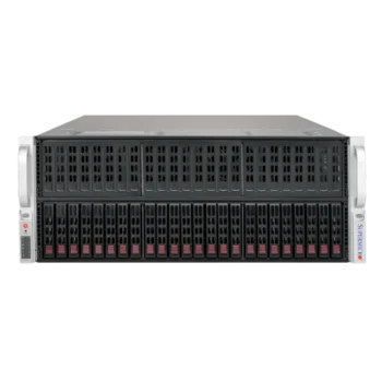 Платформа Supermicro 4U SYS-4029GP-TRT, до двух процессоров Intel Scalable, DDR4, 24x2,5" HDD SATA, до восьми графических ускорителей