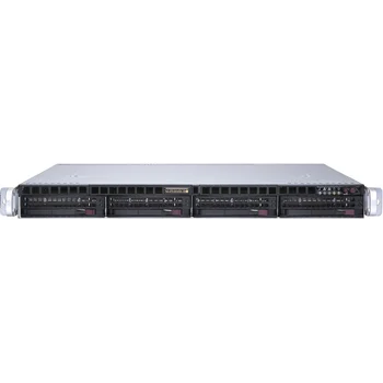 Платформа Supermicro 1U SYS-6019P-MTR, До двух процессоров Intel Xeon Scalable, DDR4, 4x3,5" HDD SATA, 2x1000Base-T