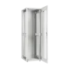 Напольный шкаф серии Lite 19", 33U, стеклянная дверь, Ш600хВ1567хГ600мм, в разобранном виде, серый Напольный шкаф серии Lite 19", 33U, стеклянная дверь, Ш600хВ1567хГ600мм, в разобранном виде, серый