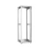 Напольный шкаф серии Lite 19", 33U, стеклянная дверь, Ш600хВ1567хГ800мм, в разобранном виде, серый