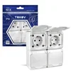 Розетка 4-м ОП Nix 16А IP54 250В с заземл. с крышкой бел. TOKOV ELECTRIC TKE-NX-R4Z-C01-IP54 Розетка 4-м ОП Nix 16А IP54 250В с заземл. с крышкой бел. TOKOV ELECTRIC TKE-NX-R4Z-C01-IP54