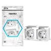 Розетка 2-м ОП Dita 16А IP54 250В с заземл. с прозр. крышкой бел.TOKOV ELECTRIC TKL-DT-R2Z-C01T-IP54
