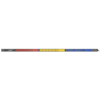 Контролируемый блок розеток Tesla Power серии BASIC, 36 розеток C13, 9 розеток C19, вход IEC60309 16A(3P+N+E)