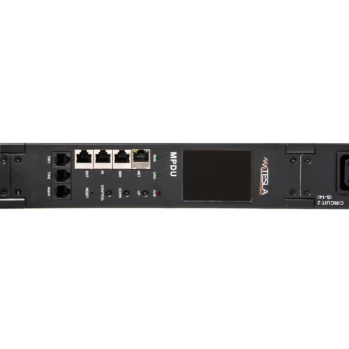 Блок розеток с функцией измерения серия STD, 36xC13, 6xC19, вход IEC60309 32A (2P+PE) Блок розеток с функцией измерения серия STD, 36xC13, 6xC19, вход IEC60309 32A (2P+PE)