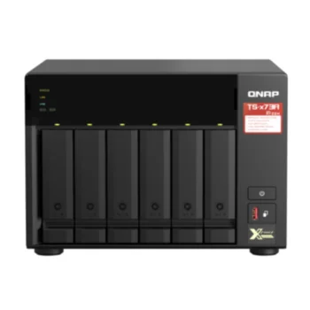 Сетевое хранилище Qnap TS-673A-8G, 6xSATA 2,5", 3,5", 2x1000Base-T, 2x2500Base-T, без дисков Сетевое хранилище Qnap TS-673A-8G, 6xSATA 2,5", 3,5", 2x1000Base-T, 2x2500Base-T, без дисков