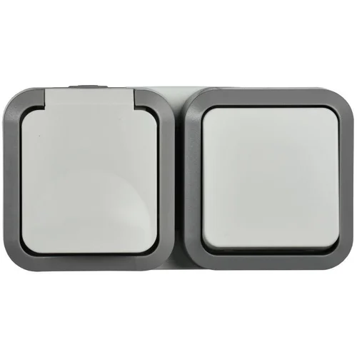 Блок ОП розетка + выключ. горизонт. TORS 16А IP55 TS242 бел. IEK TS-G10-6-55-V-K41 Блок ОП розетка + выключ. горизонт. TORS 16А IP55 TS242 бел. IEK TS-G10-6-55-V-K41