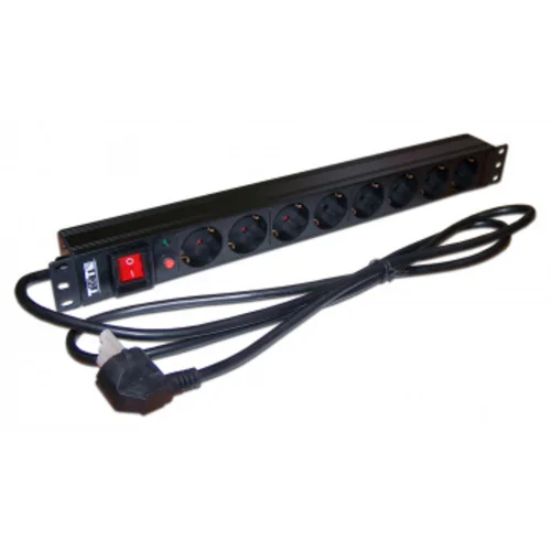 Блок распределения питания Lanmaster TWT-PDU19-16A8P-3.0 гор.размещ. 8xSchuko базовые 16A Schuko 3м Блок распределения питания Lanmaster TWT-PDU19-16A8P-3.0 гор.размещ. 8xSchuko базовые 16A Schuko 3м