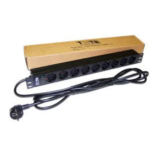 Блок распределения питания Lanmaster TWT-PDU19-16A9P-3.0 гор.размещ. 9xSchuko базовые 16A Schuko 3м Блок распределения питания Lanmaster TWT-PDU19-16A9P-3.0 гор.размещ. 9xSchuko базовые 16A Schuko 3м
