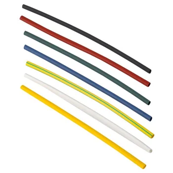 Набор трубок термоусадочных нг-LS 2/1 100мм 7 цветов по 3шт IEK UDR10-002-001-021-S