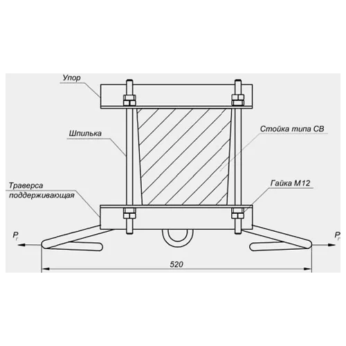 Узел крепления УК-Н-2К