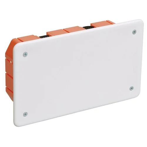 Коробка распаячная СП 172х96х45 КМ41026 для полых стен (с саморезами пластиковые лапки с крышкой) IE Коробка распаячная СП 172х96х45 КМ41026 для полых стен (с саморезами пластиковые лапки с крышкой) IE