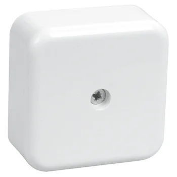 Коробка распаячная ОП 50х50х20 IP20 КМ41206-01 (4 клем. 3кв.мм) бел. IEK UKO10-050-050-020-K01 Коробка распаячная ОП 50х50х20 IP20 КМ41206-01 (4 клем. 3кв.мм) бел. IEK UKO10-050-050-020-K01
