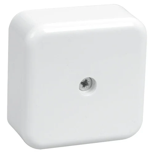 Коробка распаячная ОП 50х50х20 IP20 КМ41206-01 (4 клем. 3кв.мм) бел. IEK UKO10-050-050-020-K01 Коробка распаячная ОП 50х50х20 IP20 КМ41206-01 (4 клем. 3кв.мм) бел. IEK UKO10-050-050-020-K01