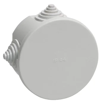 Коробка распаячная ОП 75х40 IP44 KM41237 (4 каб.ввод.) IEK UKO11-075-040-000-K41-44 Коробка распаячная ОП 75х40 IP44 KM41237 (4 каб.ввод.) IEK UKO11-075-040-000-K41-44