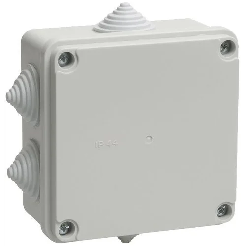 Коробка распаячная ОП 100х100х50 IP44 KM41233 (6 каб. ввод.) IEK UKO11-100-100-050-K41-44 Коробка распаячная ОП 100х100х50 IP44 KM41233 (6 каб. ввод.) IEK UKO11-100-100-050-K41-44