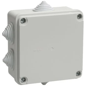 Коробка распаячная ОП 100х100х50 IP55 KM41234 IEK UKO11-100-100-050-K41-55 Коробка распаячная ОП 100х100х50 IP55 KM41234 IEK UKO11-100-100-050-K41-55