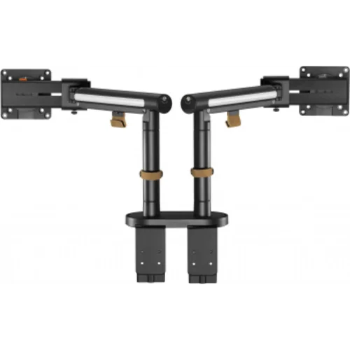 Кронштейн для мониторов Ultramounts UM727B черный 17"-32" макс.9кг крепление к столешнице поворот и