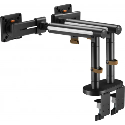 Кронштейн для мониторов Ultramounts UM727B черный 17"-32" макс.9кг крепление к столешнице поворот и