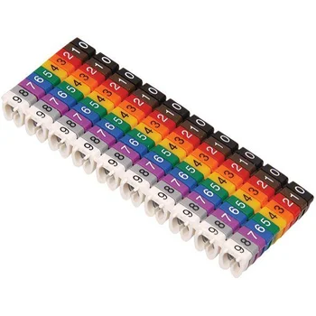 Маркер каб. МКН комплект цифр "0-9" 6кв.мм (уп.100шт) IEK UMK06-02-09