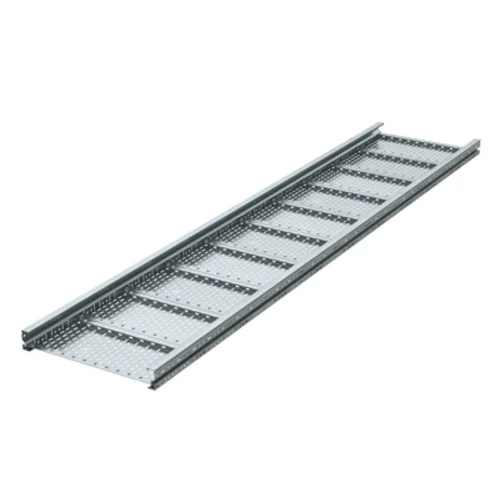 Лоток листовой перфорированный 600х80 L6000 сталь 2мм тяжелый (лонжерон) DKC USH686