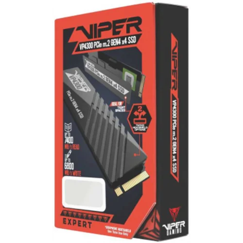 Накопитель SSD Patriot PCIe 4.0 x4 2TB VP4300-2TBM28H Viper VP4300 M.2 2280 Накопитель SSD Patriot PCIe 4.0 x4 2TB VP4300-2TBM28H Viper VP4300 M.2 2280