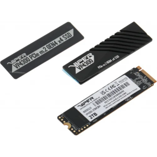 Накопитель SSD Patriot PCIe 4.0 x4 2TB VP4300-2TBM28H Viper VP4300 M.2 2280 Накопитель SSD Patriot PCIe 4.0 x4 2TB VP4300-2TBM28H Viper VP4300 M.2 2280