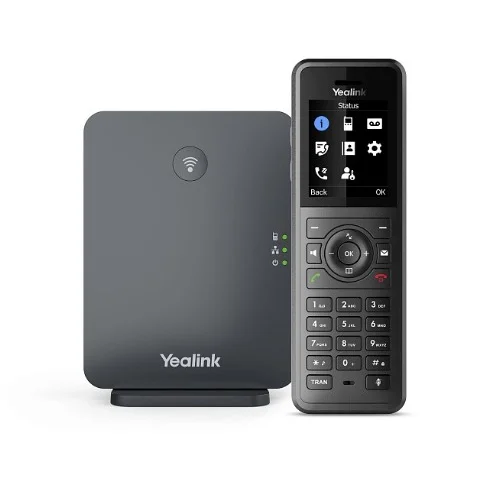 W77P (база W70B+трубка W57R) до 10 SIP-аккаунтов, до 10 трубок на базу, до 20 одновременных вызовов