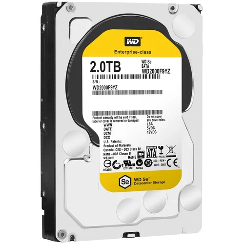 Жесткий диск WD Original SATA-III 2Tb WD2000F9YZ SE (7200rpm) 64Mb 3.5" Жесткий диск WD Original SATA-III 2Tb WD2000F9YZ SE (7200rpm) 64Mb 3.5"
