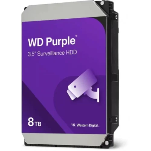 Жесткий диск WD SATA-III 8TB WD85PURZ Desktop Purple (5640rpm) 256Mb 3.5"