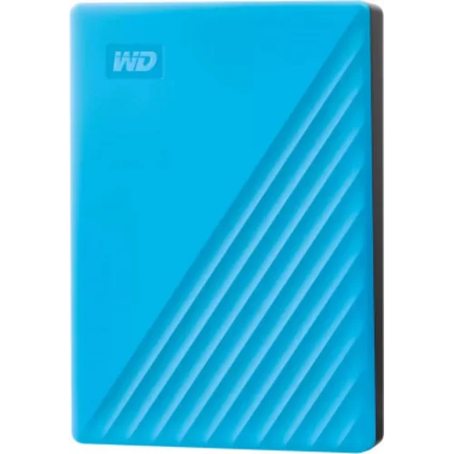 Жесткий диск WD USB 3.0 2Tb WDBYVG0020BBL-WESN My Passport 2.5" голубой