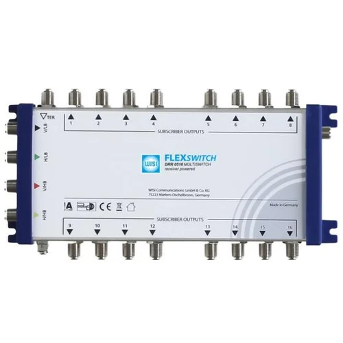 Мультисвитч WISI FLEXSWITCH 5х16 с питанием от ресивера