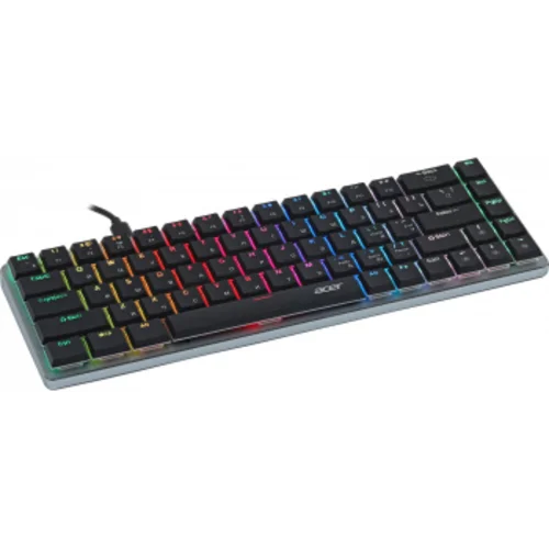 Клавиатура Acer OKW302 механическая серебристый USB for gamer LED (ZL.KBDCC.01C) Клавиатура Acer OKW302 механическая серебристый USB for gamer LED (ZL.KBDCC.01C)