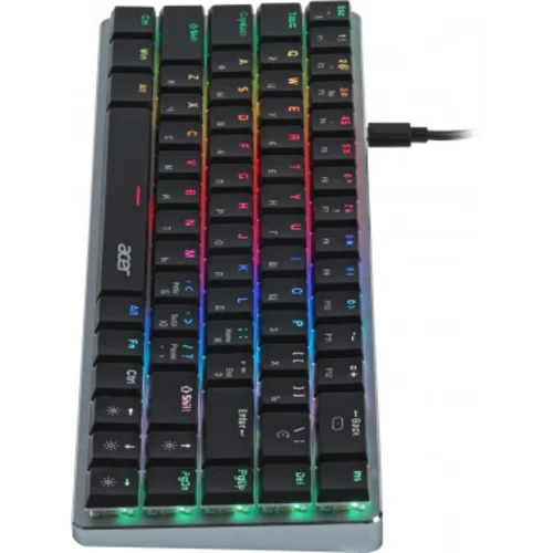 Клавиатура Acer OKW302 механическая серебристый USB for gamer LED (ZL.KBDCC.01C) Клавиатура Acer OKW302 механическая серебристый USB for gamer LED (ZL.KBDCC.01C)