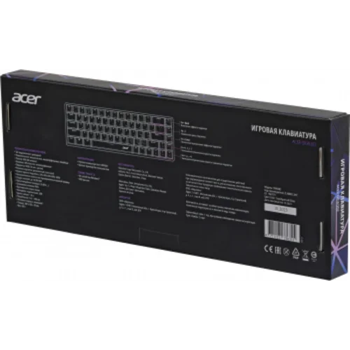 Клавиатура Acer OKW302 механическая серебристый USB for gamer LED (ZL.KBDCC.01C) Клавиатура Acer OKW302 механическая серебристый USB for gamer LED (ZL.KBDCC.01C)