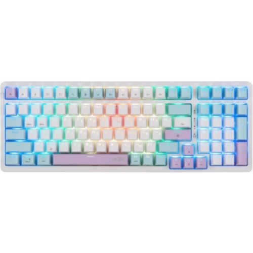 Клавиатура Acer OKW304 механическая белый USB Multimedia for gamer LED (ZL.KBDCC.01V) Клавиатура Acer OKW304 механическая белый USB Multimedia for gamer LED (ZL.KBDCC.01V)