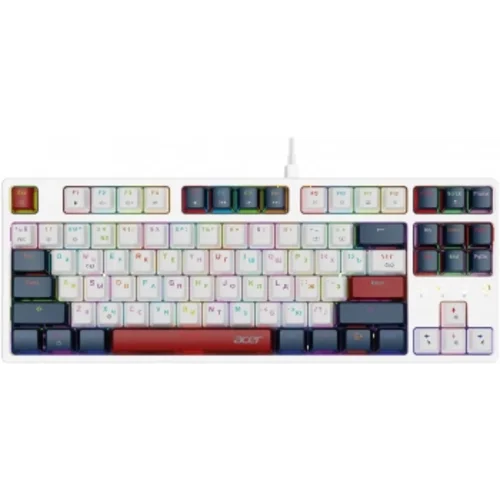 Клавиатура Acer OKW305 механическая белый USB Multimedia for gamer LED (ZL.KBDCC.01W) Клавиатура Acer OKW305 механическая белый USB Multimedia for gamer LED (ZL.KBDCC.01W)