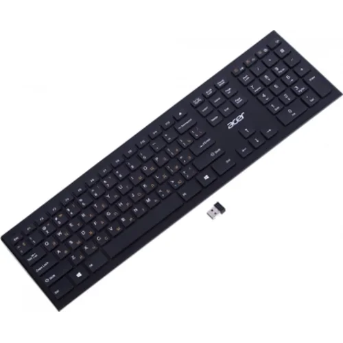 Клавиатура Acer OKR010 черный USB беспроводная slim Multimedia (ZL.KBDEE.003) Клавиатура Acer OKR010 черный USB беспроводная slim Multimedia (ZL.KBDEE.003)
