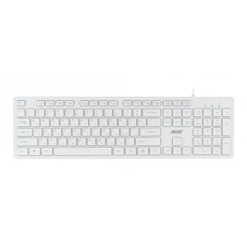 Клавиатура Acer OKW123 белый USB (ZL.KBDEE.00D) Клавиатура Acer OKW123 белый USB (ZL.KBDEE.00D)