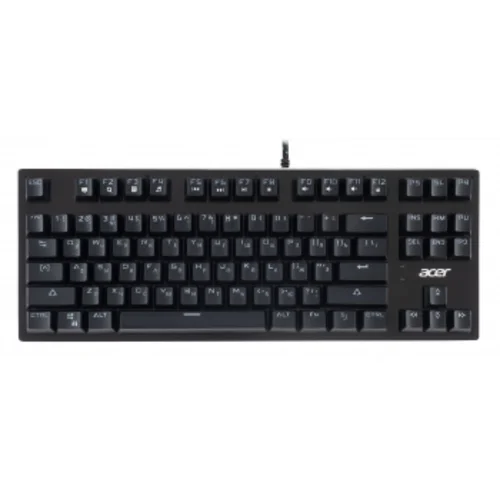 Клавиатура Acer OKW126 механическая черный USB for gamer LED (ZL.KBDEE.00G)