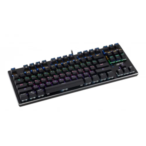 Клавиатура Acer OKW126 механическая черный USB for gamer LED (ZL.KBDEE.00G)