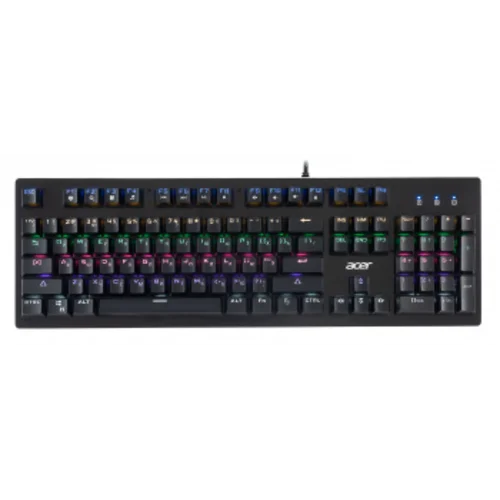 Клавиатура Acer OKW127 механическая черный USB for gamer LED (ZL.KBDEE.00H) Клавиатура Acer OKW127 механическая черный USB for gamer LED (ZL.KBDEE.00H)