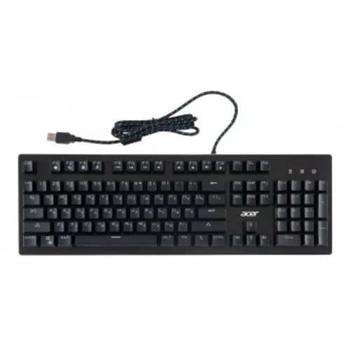 Клавиатура Acer OKW127 механическая черный USB for gamer LED (ZL.KBDEE.00H) Клавиатура Acer OKW127 механическая черный USB for gamer LED (ZL.KBDEE.00H)
