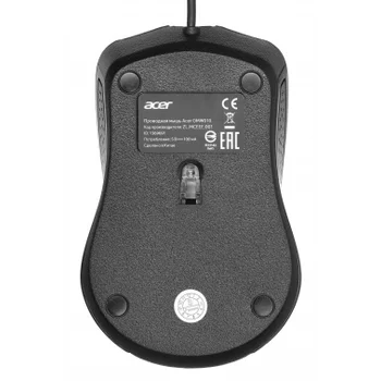 Мышь Acer OMW010 черный оптическая (1200dpi) USB (3but) Мышь Acer OMW010 черный оптическая (1200dpi) USB (3but)