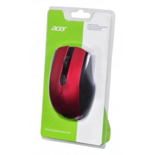 Мышь Acer OMR032 черный/красный оптическая (1600dpi) беспроводная USB (3but) Мышь Acer OMR032 черный/красный оптическая (1600dpi) беспроводная USB (3but)
