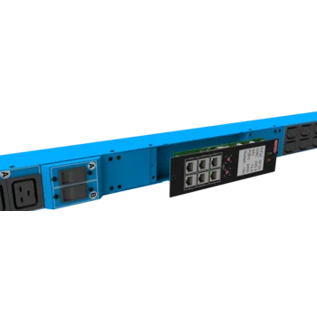 Блок розеток интеллектуальный: Ethernet, 0U, 400V, (3) 32A, in: IEC309, out: (12) C19; (36) C13 Блок розеток интеллектуальный: Ethernet, 0U, 400V, (3) 32A, in: IEC309, out: (12) C19; (36) C13
