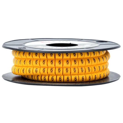 Маркер каб. 1.5кв.мм "6" (к-1000ед) (ЕС-0) EKF plc-KM-1.5-6 Маркер каб. 1.5кв.мм "6" (к-1000ед) (ЕС-0) EKF plc-KM-1.5-6