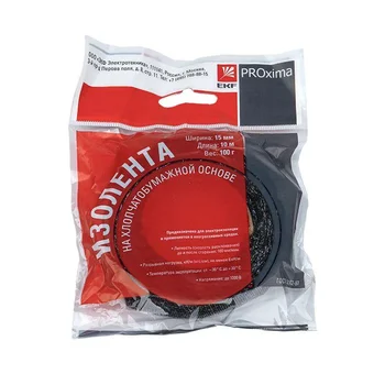 Изолента ХБ 1-ПОЛ 15мм/10м (100г) PROxima EKF plc-hb-pol1-1 Изолента ХБ 1-ПОЛ 15мм/10м (100г) PROxima EKF plc-hb-pol1-1