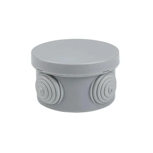 Коробка распаячная КМР-040-038 наружная с крышкой 65х40 4 мембранных ввода IP54 розн. стикер PROxima